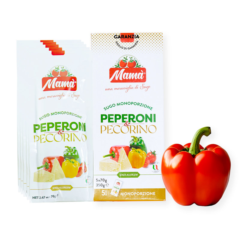 La dolcezza dei peperoni si intreccia con note sapide e avvolgenti, dando vita ad un equilibrio raffinato